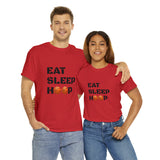 Eat Sleep Hoop Unisex Heavy Cotton Tee