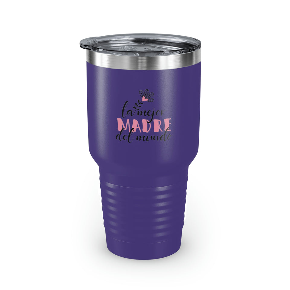 World's Best Mom Ringneck Tumbler, 30oz