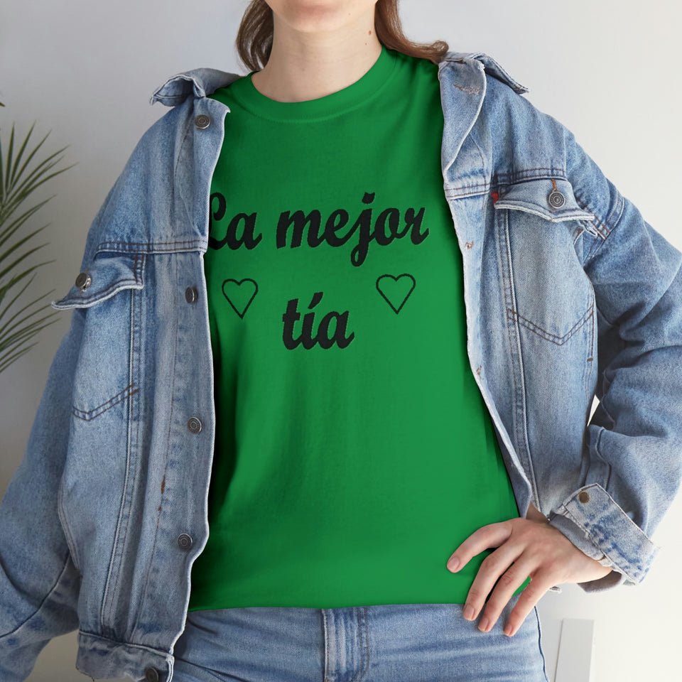 Best Tia Spanish Unisex Heavy Cotton Tee