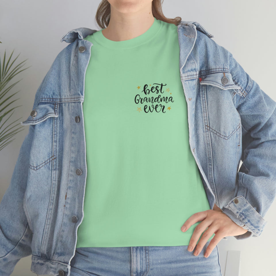 Best Grandma Ever Unisex Heavy Cotton Tee