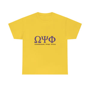 Omega Psi Phi Unisex Heavy Cotton Tee