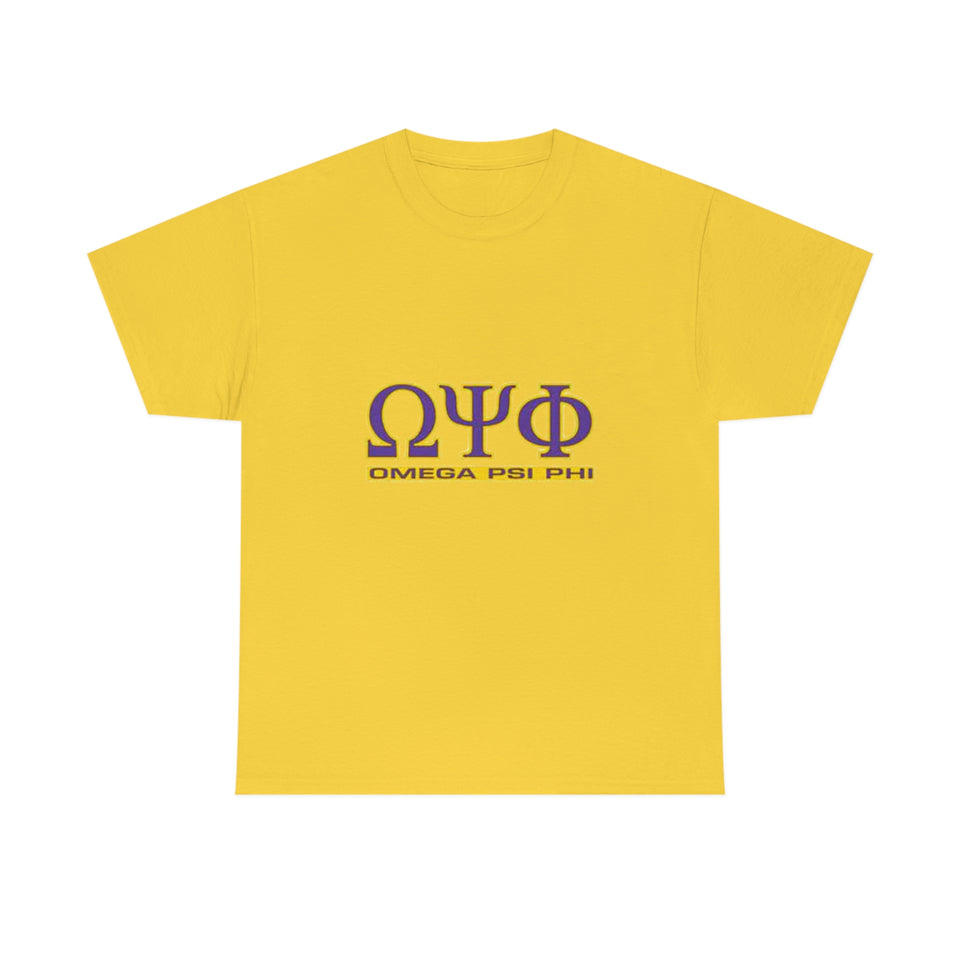 Omega Psi Phi Unisex Heavy Cotton Tee