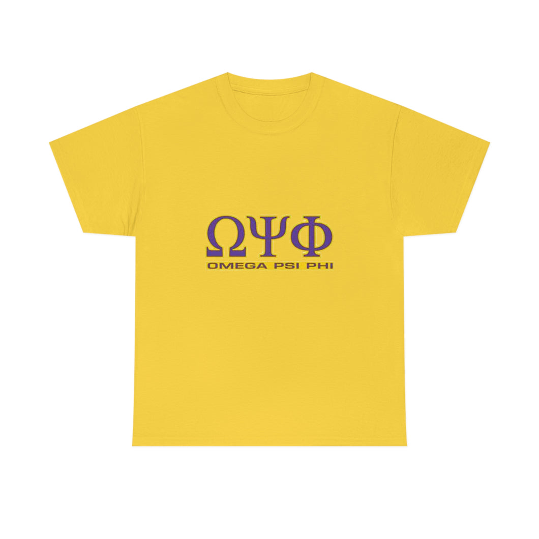 Omega Psi Phi Unisex Heavy Cotton Tee