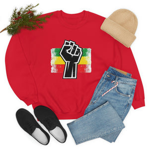 Black Fist Unisex Heavy Blend™ Crewneck Sweatshirt