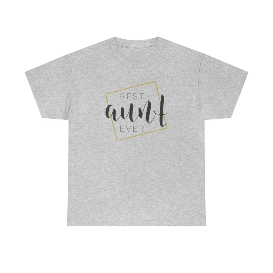 Best Aunt Ever Unisex Heavy Cotton Tee