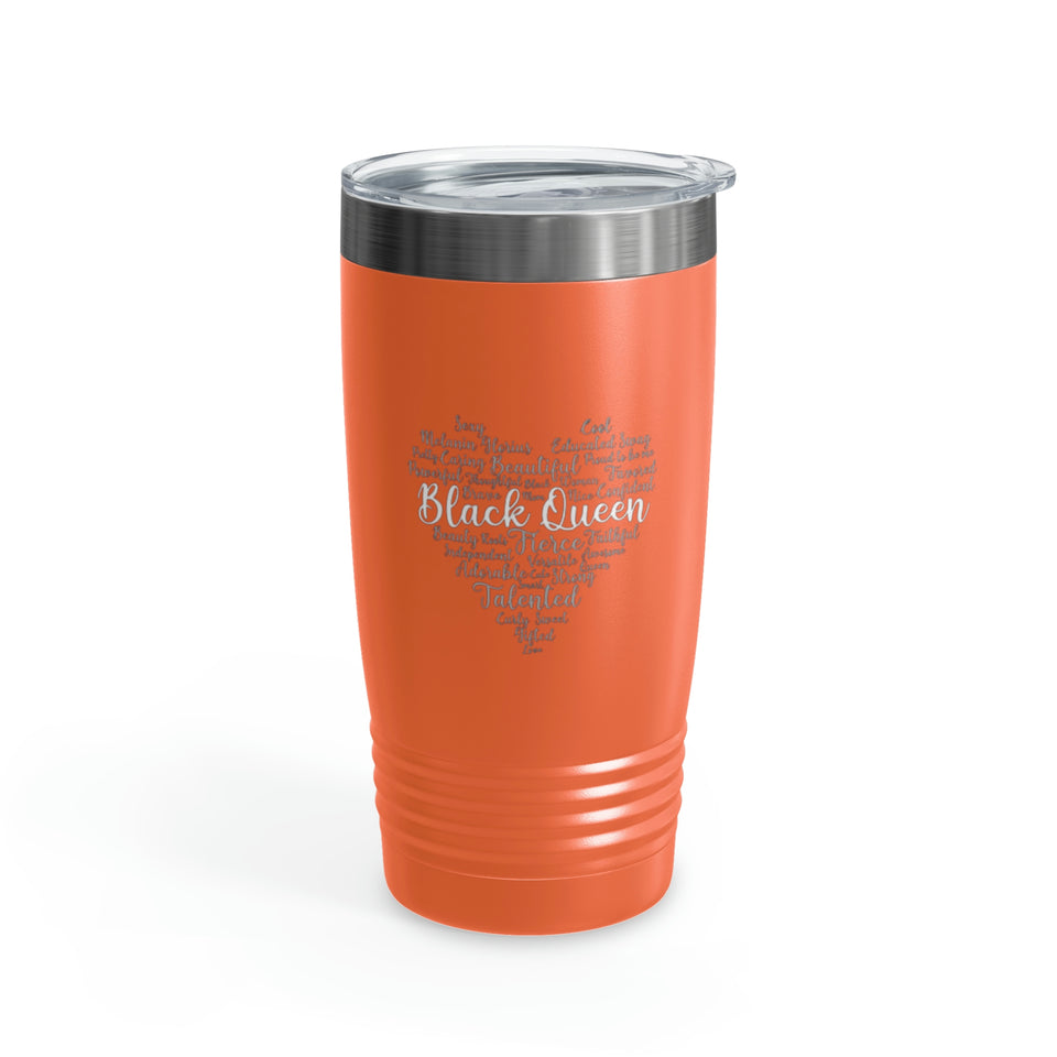 Black Queen Ringneck Tumbler, 20oz