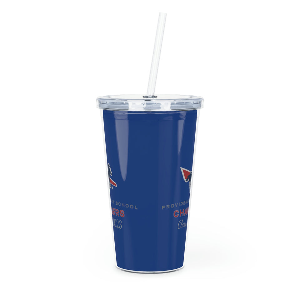 Providence Day Class of 2023 Plastic Tumbler with Straw