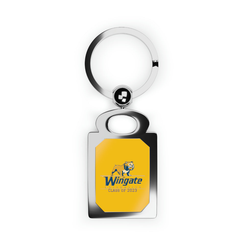 Wingate Class of 2023 Rectangle Photo Keyring