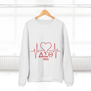 Delta Heartbeat Unisex Crew Neck Sweatshirt