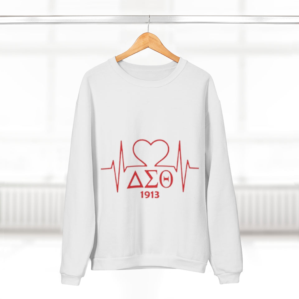 Delta Heartbeat Unisex Crew Neck Sweatshirt