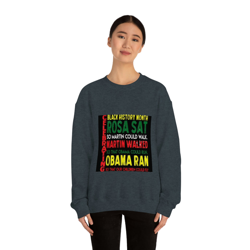 Celebrating Black History Month Unisex Heavy Blend™ Crewneck Sweatshirt