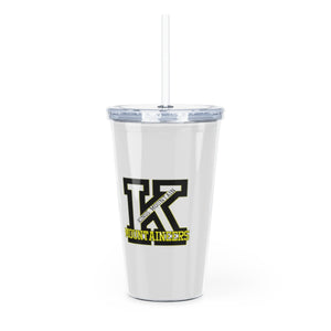 Kings Mountain High School Plastic Tumbler with Straw