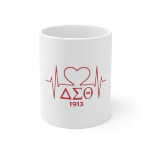 Delta Sigma Theta Ceramic Mug 11oz