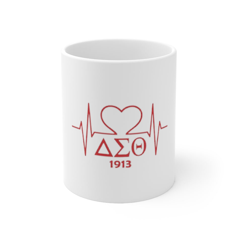Delta Sigma Theta Ceramic Mug 11oz