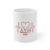 Delta Sigma Theta Ceramic Mug 11oz
