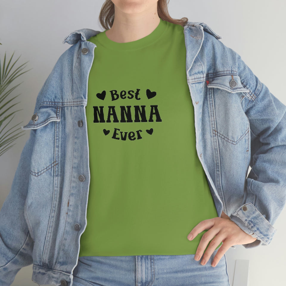 Best Nanna Ever Unisex Heavy Cotton Tee