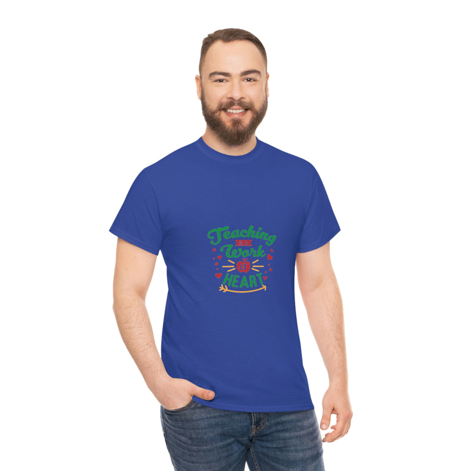 Work of Heart Cotton Tee