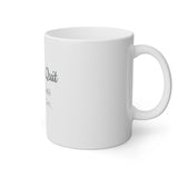 I Won't Quit But I'll Cuss The Whole Time White Mug, 11oz