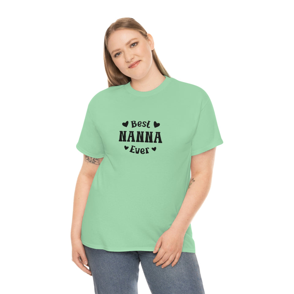 Best Nanna Ever Unisex Heavy Cotton Tee