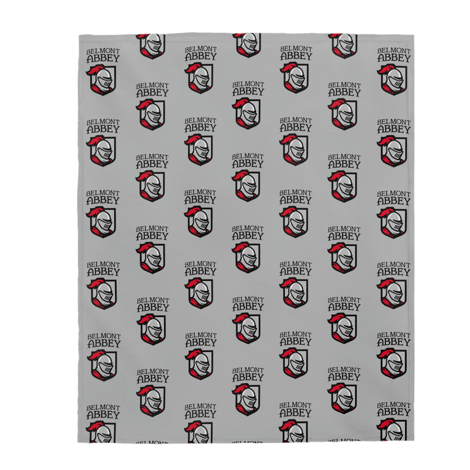 Belmont Abbey Velveteen Plush Blanket
