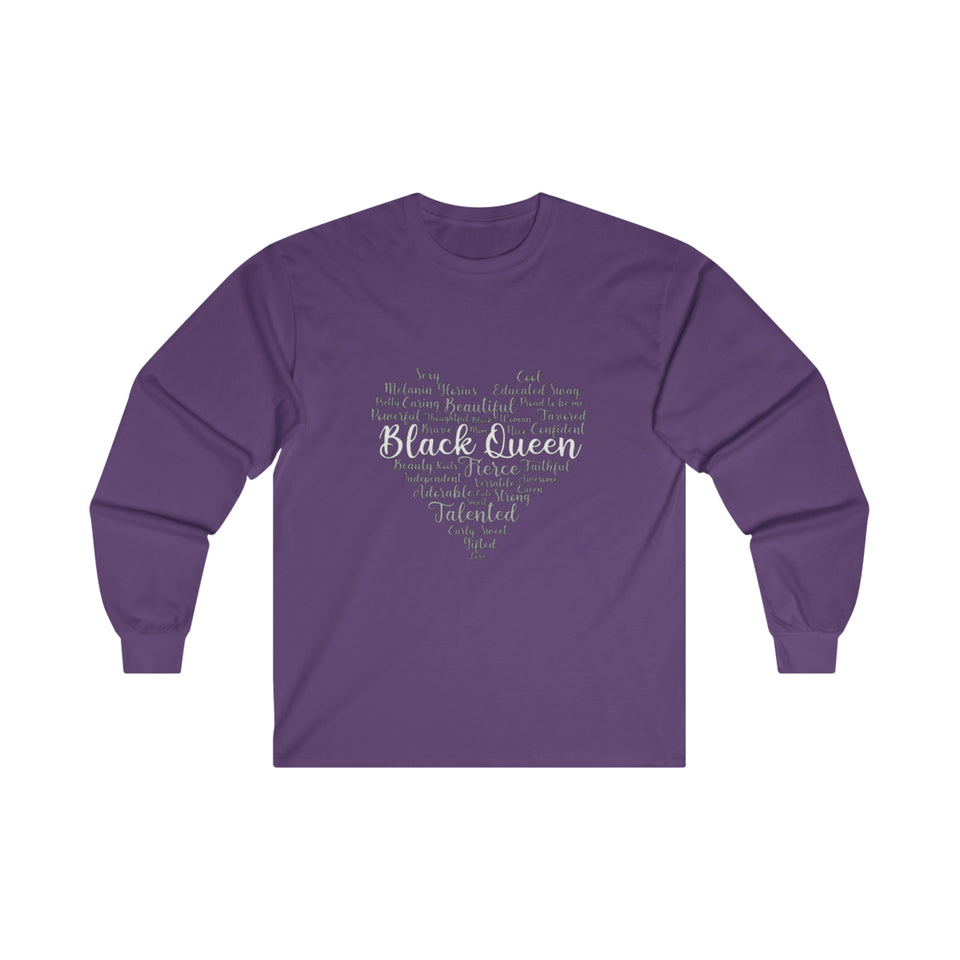 Black Queen Long Sleeve Tee