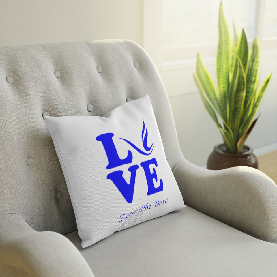 Zeta Phi Beta "Love" Cushion