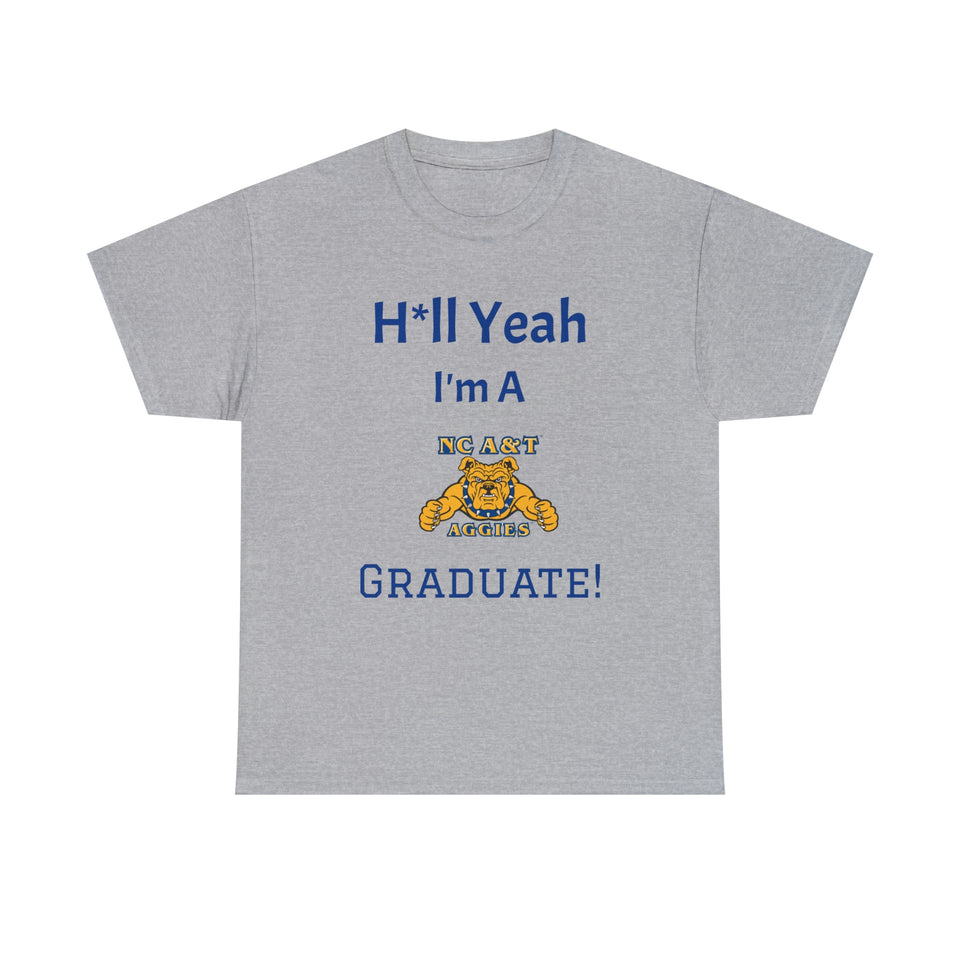 H*ll Yeah! NCAT Senior Unisex Heavy Cotton Tee