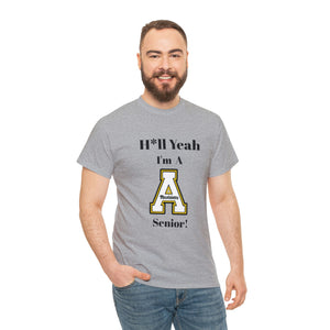 H*ll Yeah! App State Senior Unisex Heavy Cotton Tee
