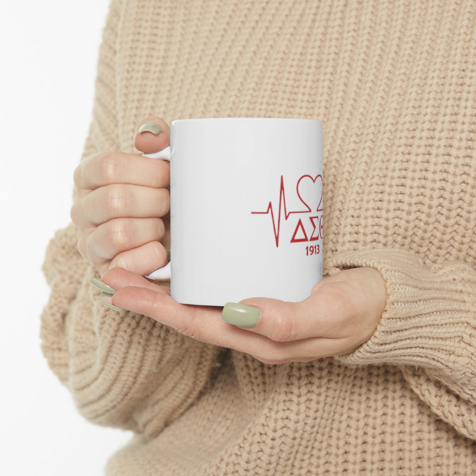 Delta Sigma Theta Ceramic Mug 11oz