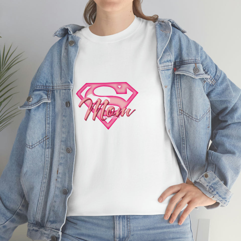 Today's Single Mom Superwoman Unisex Heavy Cotton Tee