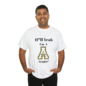 H*ll Yeah! App State Senior Unisex Heavy Cotton Tee