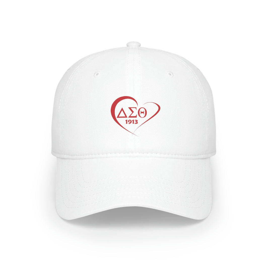 DST Heart Low Profile Baseball Cap