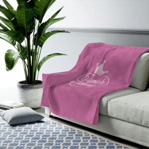 Super Mom Velveteen Plush Blanket