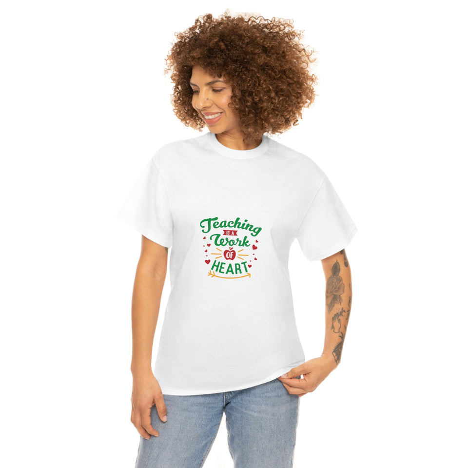 Work of Heart Cotton Tee