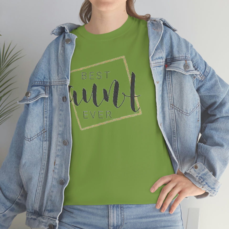 Best Aunt Ever Unisex Heavy Cotton Tee