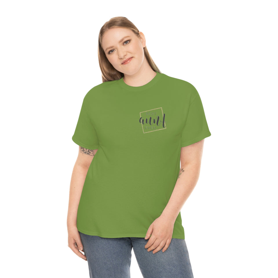 Best Aunt Ever Unisex Heavy Cotton Tee