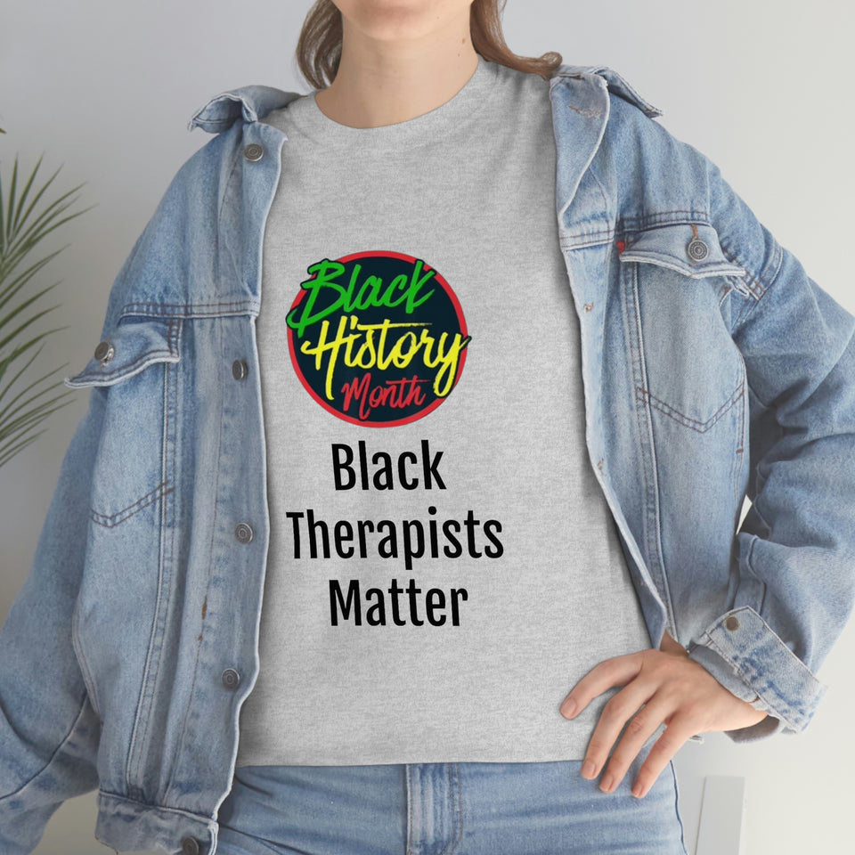 Black Therapists Matter Cotton Tee