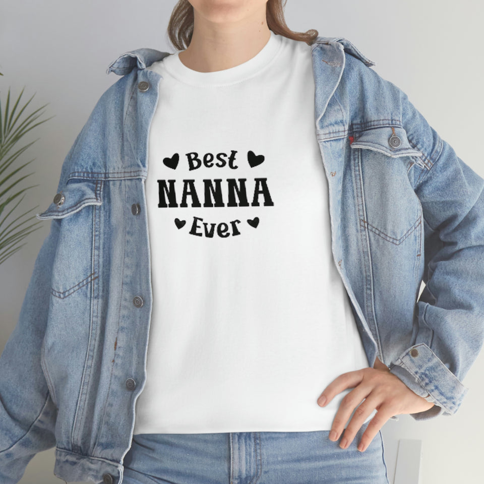 Best Nanna Ever Unisex Heavy Cotton Tee