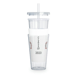 South Meck HS Class of 2023 Plastic Tumbler with Straw