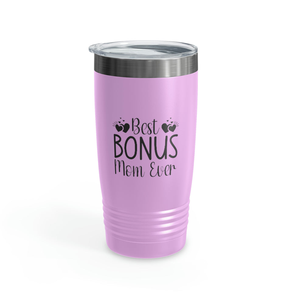 Best Bonus Mom Ever Ringneck Tumbler, 20oz