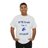 H*ll Yeah! Elizabeth City State Vikings Senior Unisex Heavy Cotton Tee