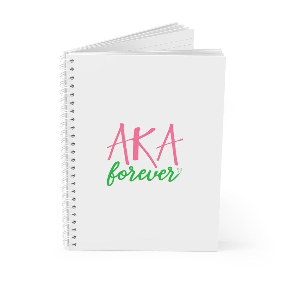 Alpha Kappa Alpha Spiral Notebook