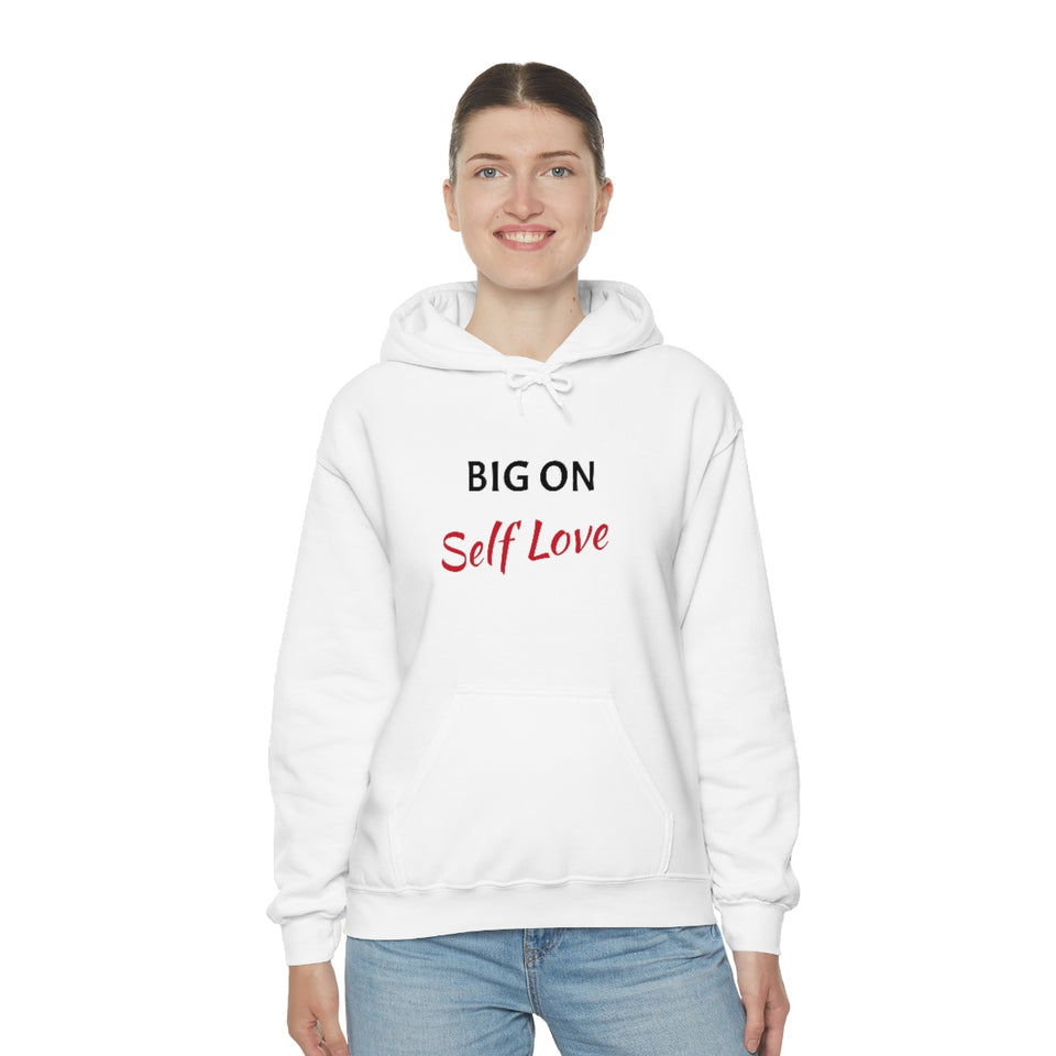 Big On Self Love Unisex Heavy Blend™ Hooded Sweatshirt