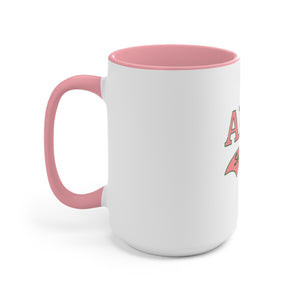 Two-Tone Coffee Mugs, 15oz