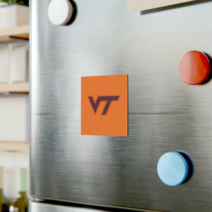 Virginia Tech Square Magnet