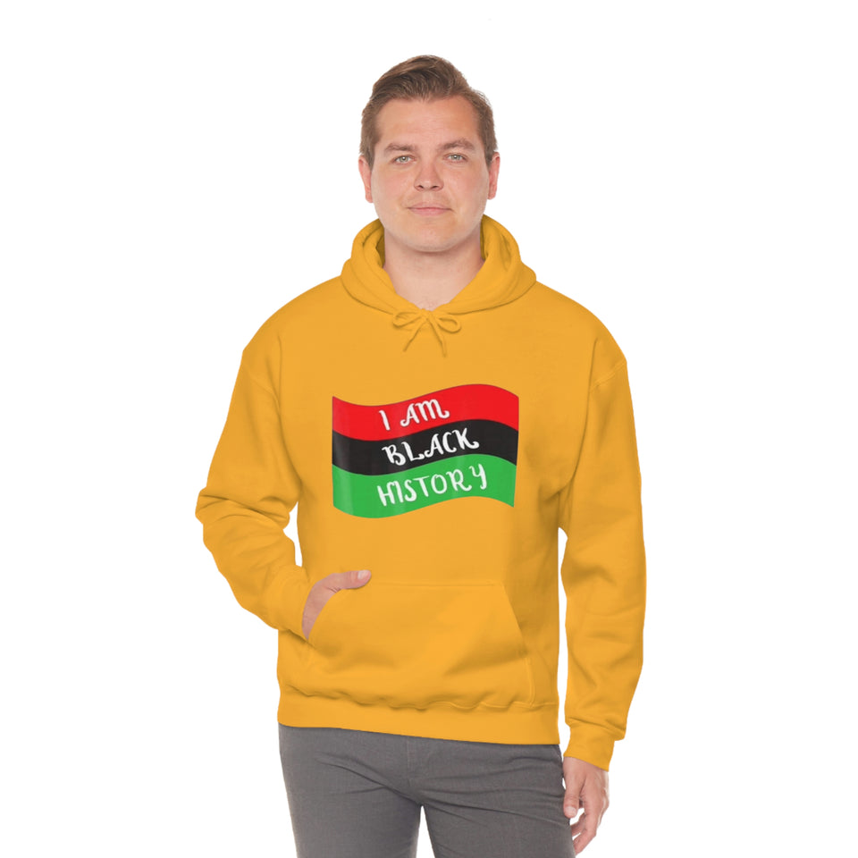 I Am Black History Unisex Heavy Blend™ Hooded Sweatshirt