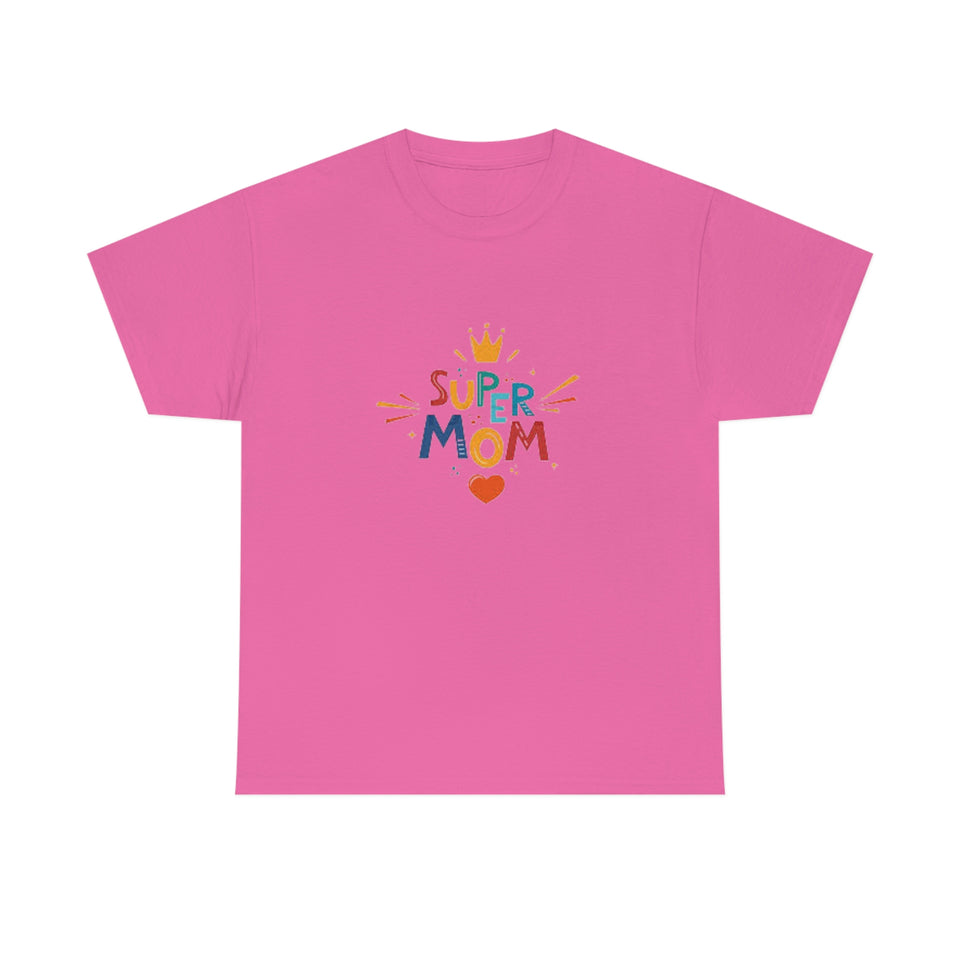 Super Mom Unisex Heavy Cotton Tee