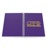 Omega Psi Phi Spiral Notebook