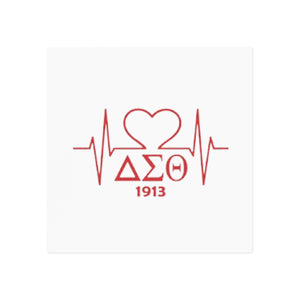 Delta Heartbeat Square Magnet