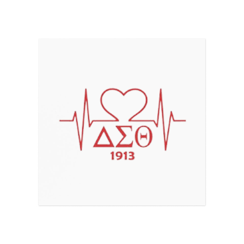 Delta Heartbeat Square Magnet
